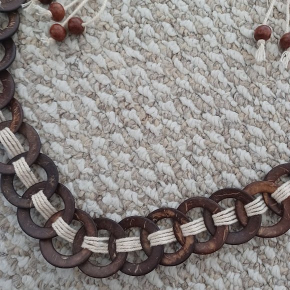 Wood Pattern Hoop Loop Belt - Picture 4 of 5